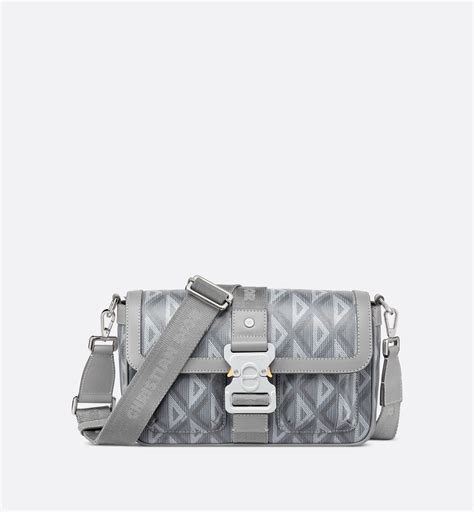 dior bag with initials|Dior Hit the Road Bag with Strap Dior Gray Coated Cotton .